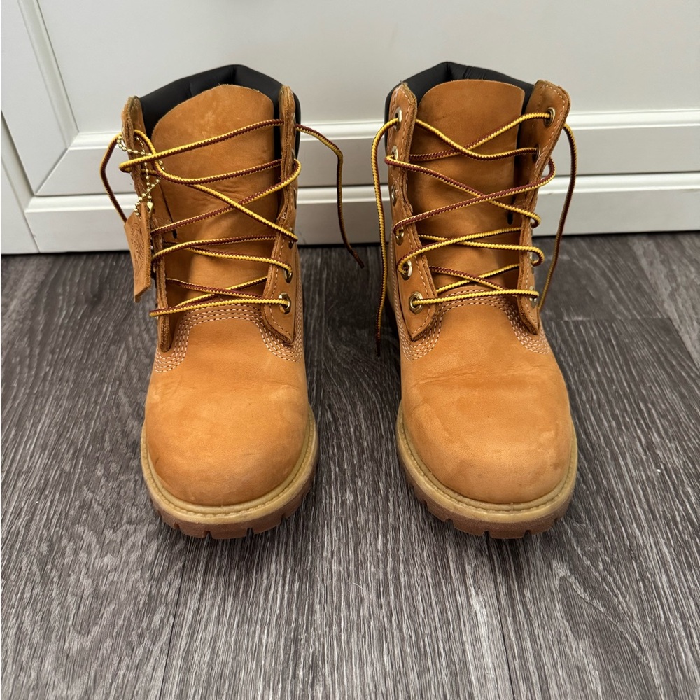 Timberland Tan Combat Boots Size 5.5